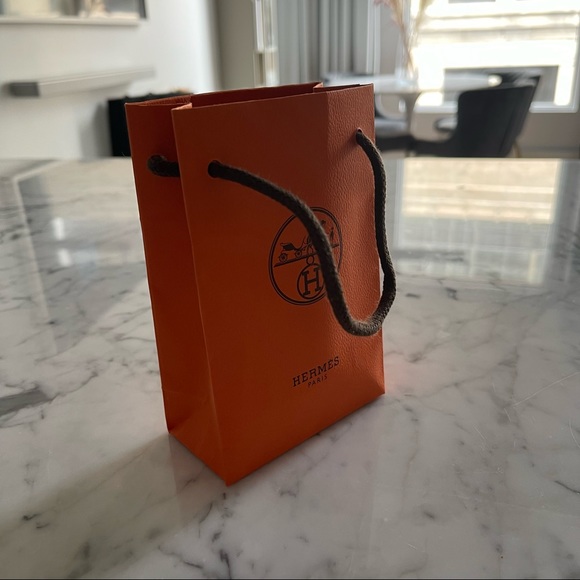 Authentic Small Hermes Gift Bag - Picture 5 of 7